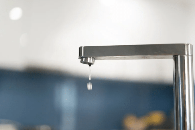 leaky faucet water drop