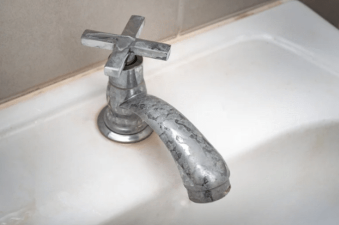 water faucet in home