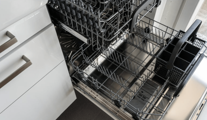 open dishwasher
