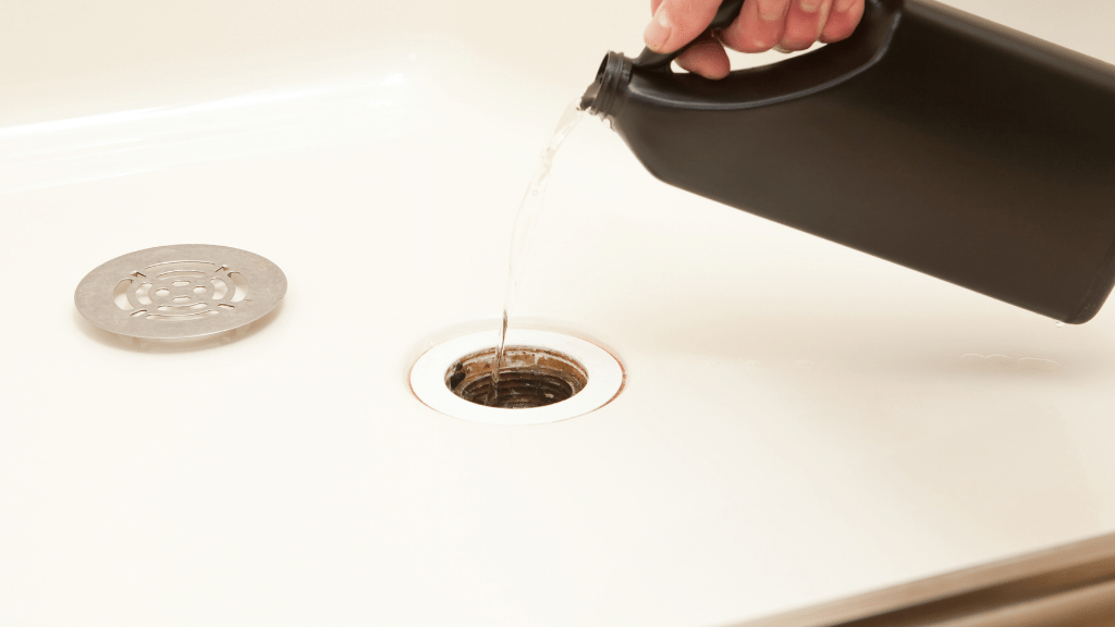 clogged shower drain